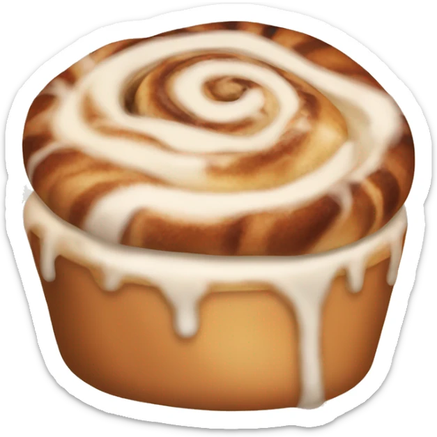 Cinnamon roll sticker
