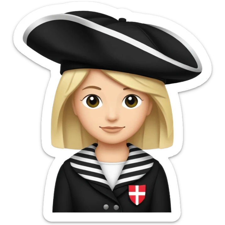 Emoji hermine du drapeau breton. Ne modifie par le design, je veux juste l'hermine en noir. Je te parle du petit symbole, livre le moi en style graphique  sticker