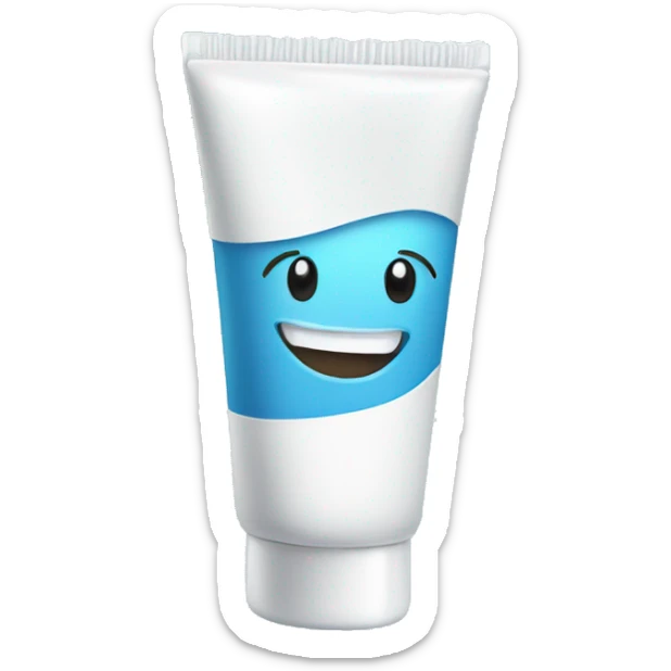 toothpaste sticker