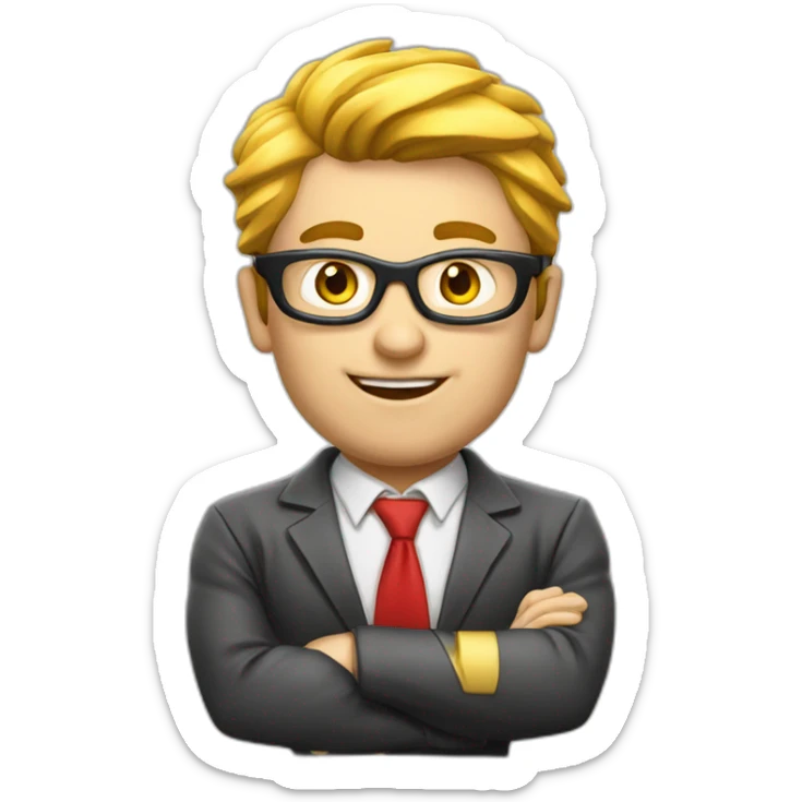 Employee of the real estate agency "etagi" superhero sticker