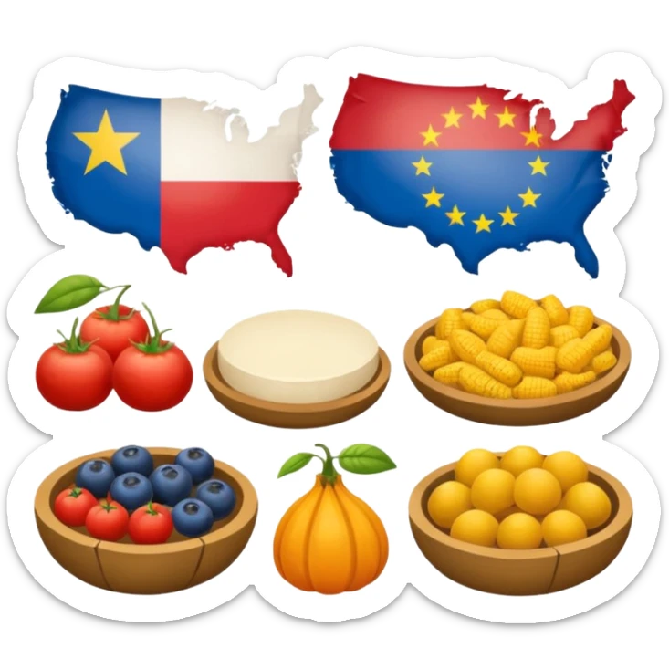 Nourriture d'Europe de l'Est (Slovaque, Hongrois, république tchèque et Pologne) sticker