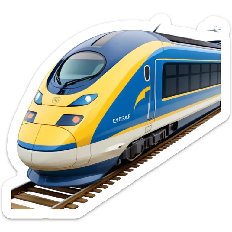 Eurostar - Eurostar International (Model Year: 2020) (Iconic colour: Blue and yellow) sticker