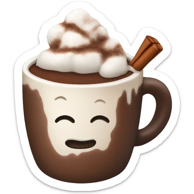 Hot chocolate  sticker