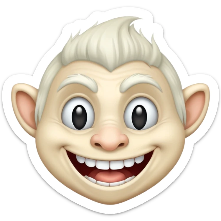 Troll face sticker