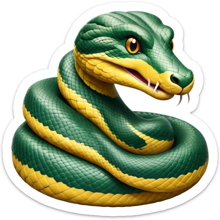cinematic-noble-anaconda-portrait-emoji,-poised-and-imposing,-with-a-massive,-sinuous-build-draped-in-intricately-patterned-scales-and-piercing,-focused-eyes,-simplified-yet-sharp-and-sophisticated-features,-highly-detailed sticker