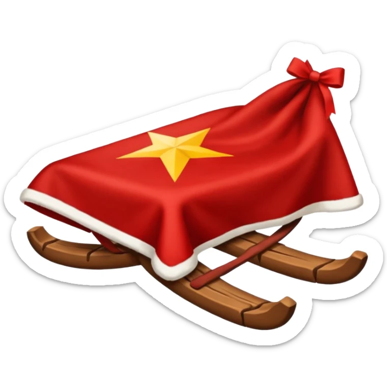 Crear un "Tió de Nadal - Cagatió" tipo Emoji Típico de Cataluña: Es un tronco con dos patas delanteras, una manta roja y marrón a cuadros que lleva una barretina catalana y tiene cara simpática. sticker