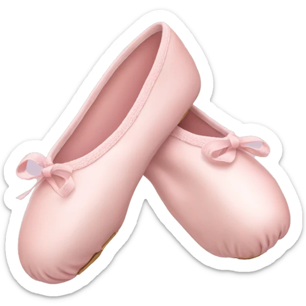 Pale pink ballet shoes sticker