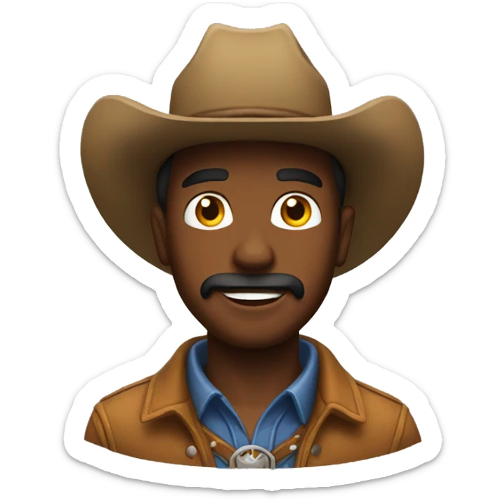 Cowboy sticker