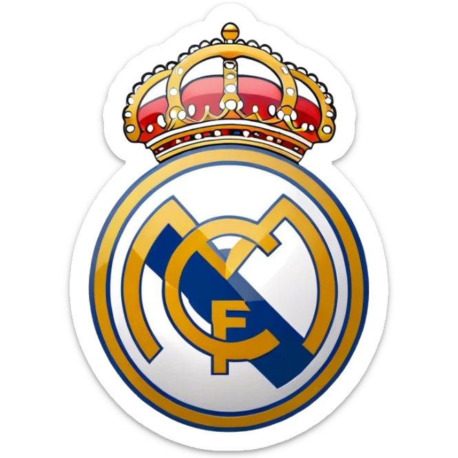 real madrid logo  sticker