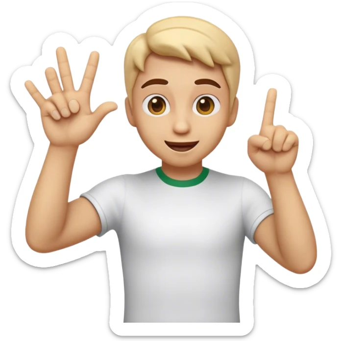 Cinematic Realistic Italian Gestures Pop Culture Emoji, showcasing expressive hand gestures rendered with lifelike textures and playful, energetic lighting. sticker