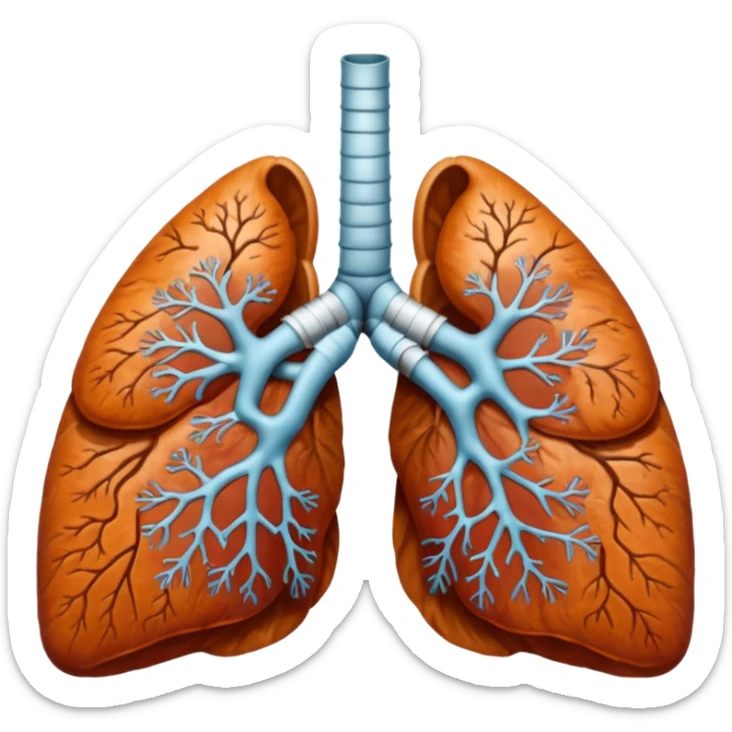 Lungs image sticker