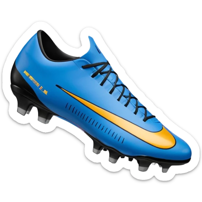 Unas Nike Mercurial vapor 16 elite sg del 2026 negras y con el logo azul sticker