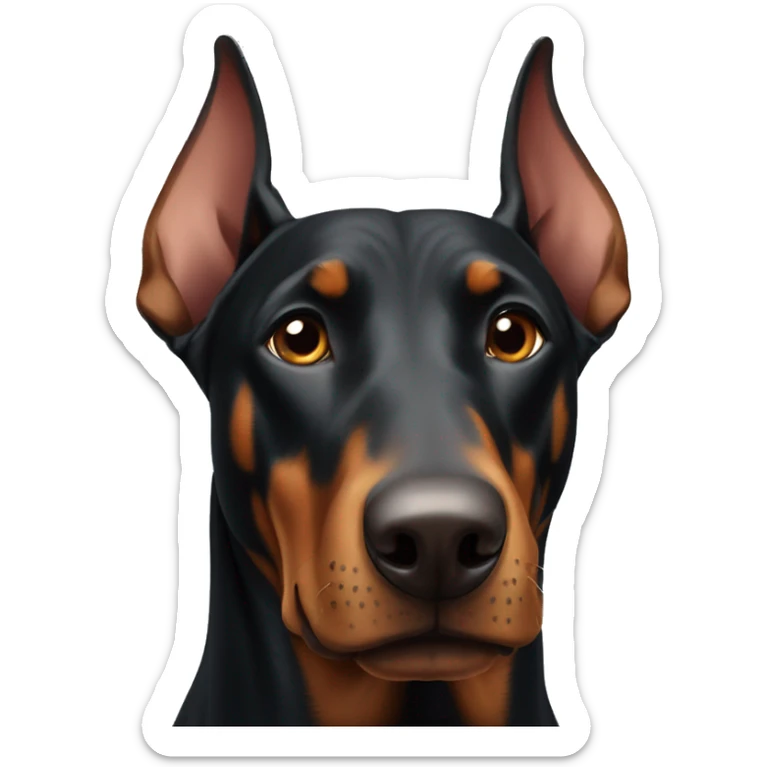 Doberman sticker