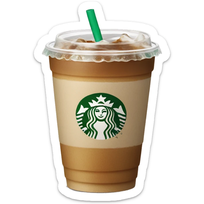 Starbucks drink sticker