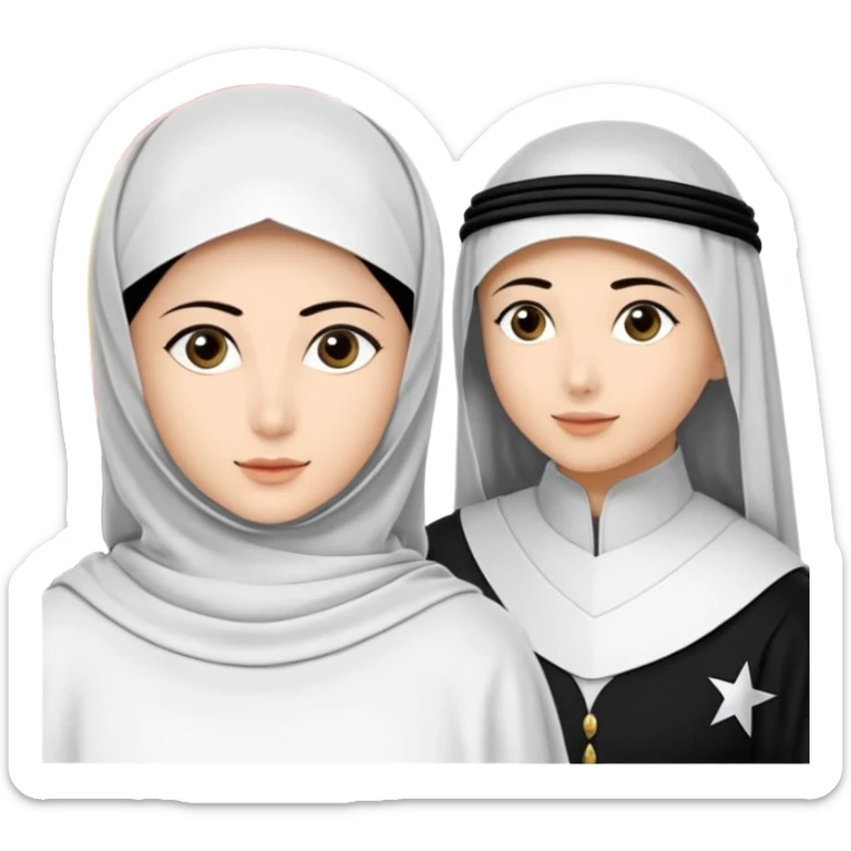 Gözleri kapalı, beyaz tenli ve siyah kıvırcık saçlı saç boyu orta omuzlarında bir kadın avatar, battaniyeye sarılmış halde beyaz bir Türk kahvesi fincanından içeceğini huzurla yudumluyor. sticker