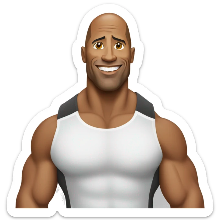 Dwayne Johnson sticker