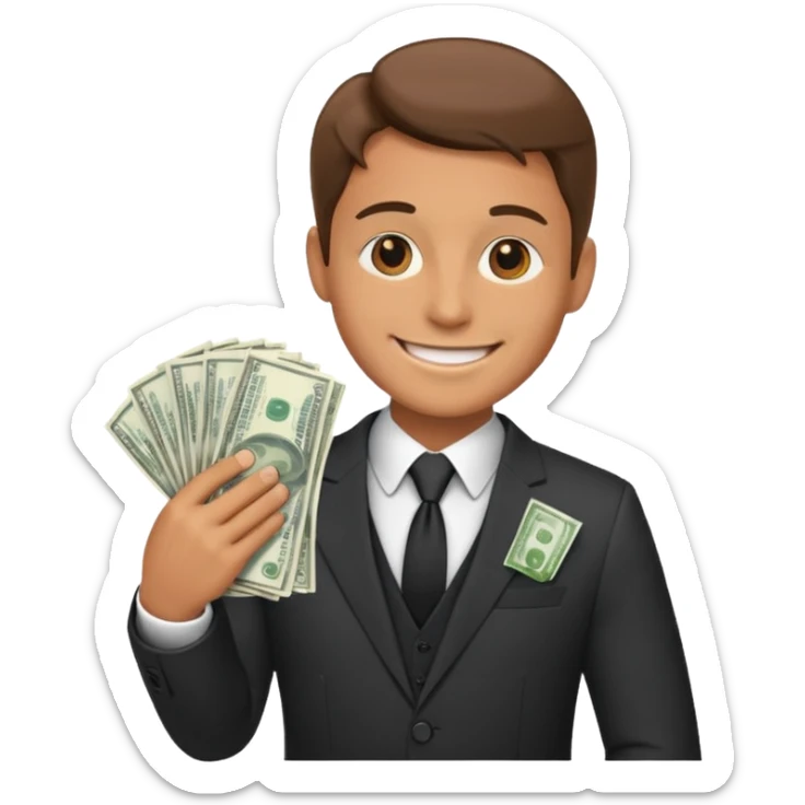 One of people’s goals is to have money sticker