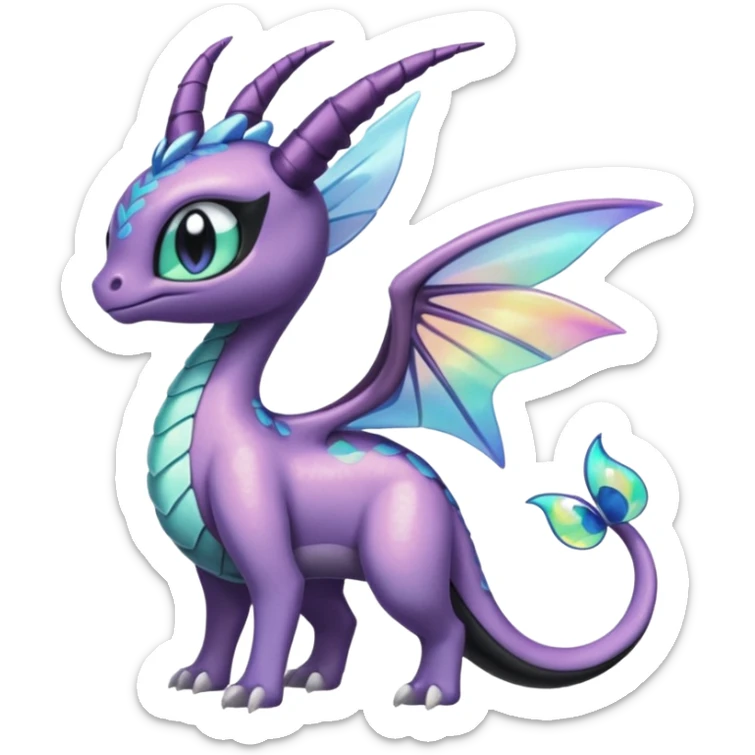 Meloetta-Cresselia-Palkia-Spyro-Toothless-Stitch-Fakémon-creature-hybrid sticker