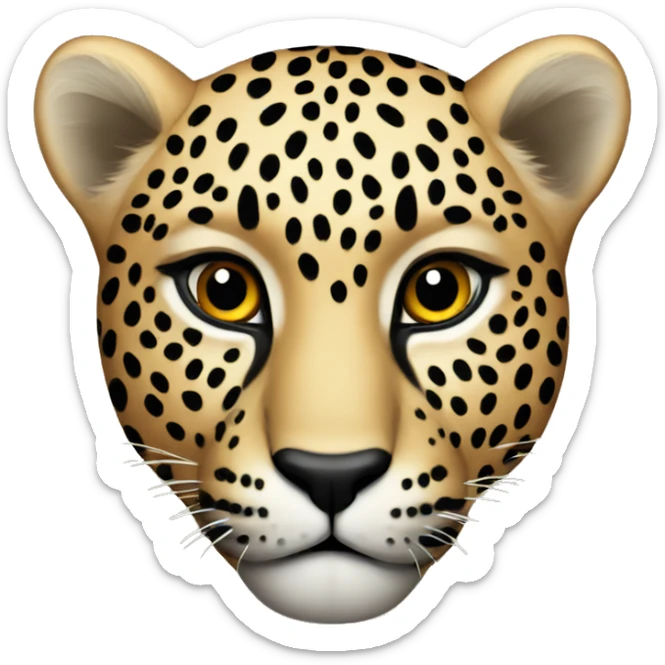 leopard  sticker