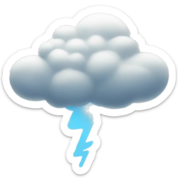 clouds sticker
