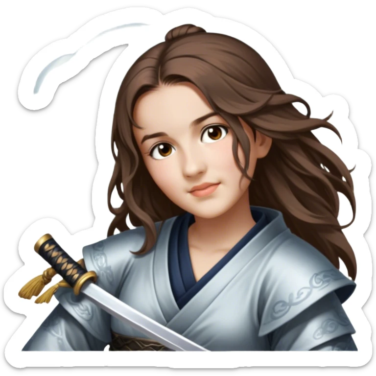 Moonlit Samurai sticker