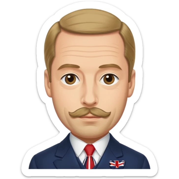 Prince George Duke Of Kent 4th Son of King George V sticker