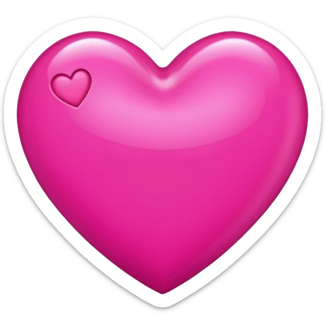 Hot pink heart that says good girl gone bad  sticker
