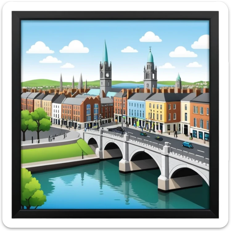 Dublin Ireland  sticker