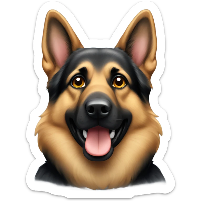 german shepherd sticker