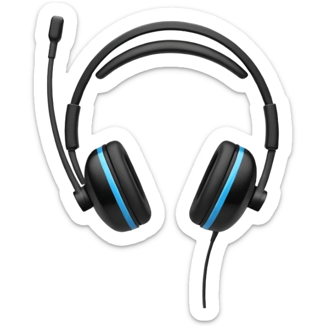 Headset sticker