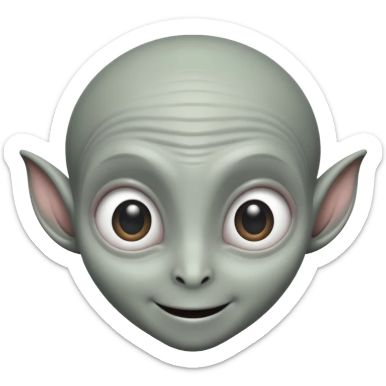 I want you to create an alien just like jaddu from movie koi mil gya sticker