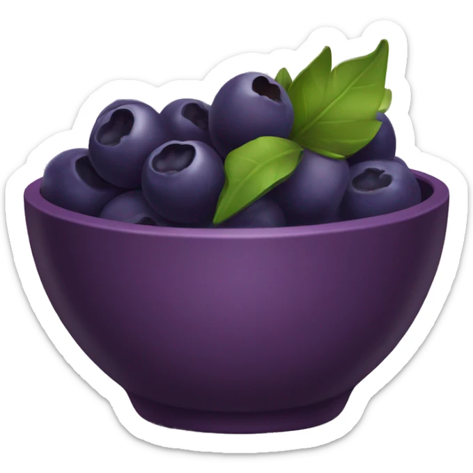 Açaí bowl sticker