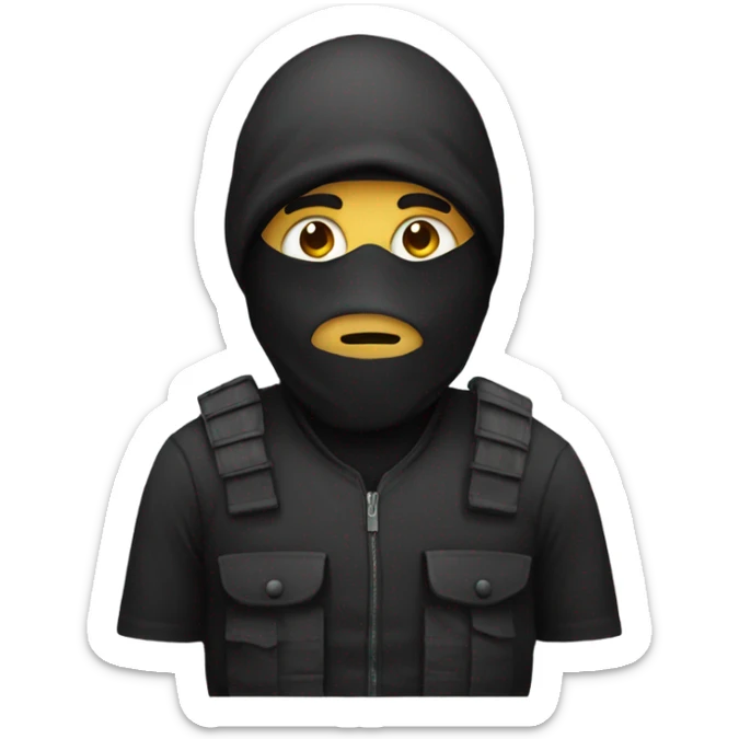 robber emoji sticker