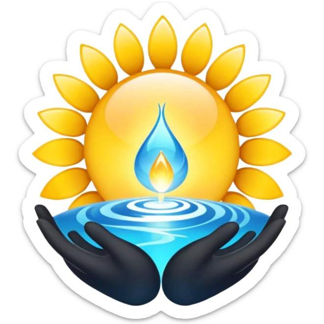 1. brand name is pronis.
2. it means source of creation.
3. I want simple logo sticker