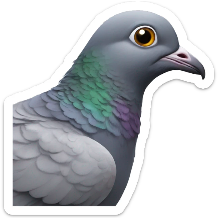 Pigeon sticker