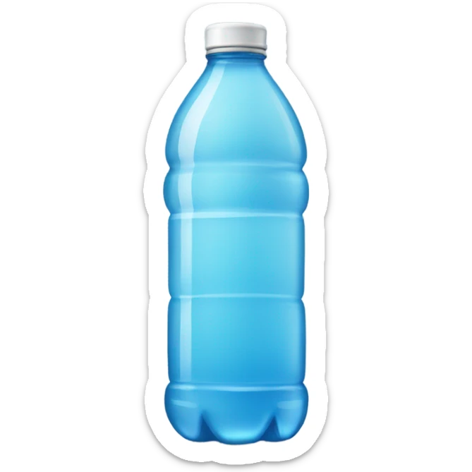Bottle of water sticker