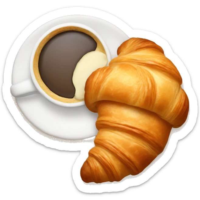 Croissant sticker