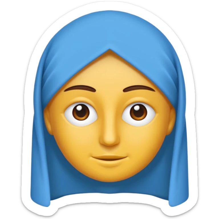 Mavi Yuvarlak içinde beyaz tik beyaz doğru işareti sticker