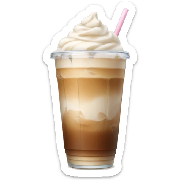 iced latte sticker