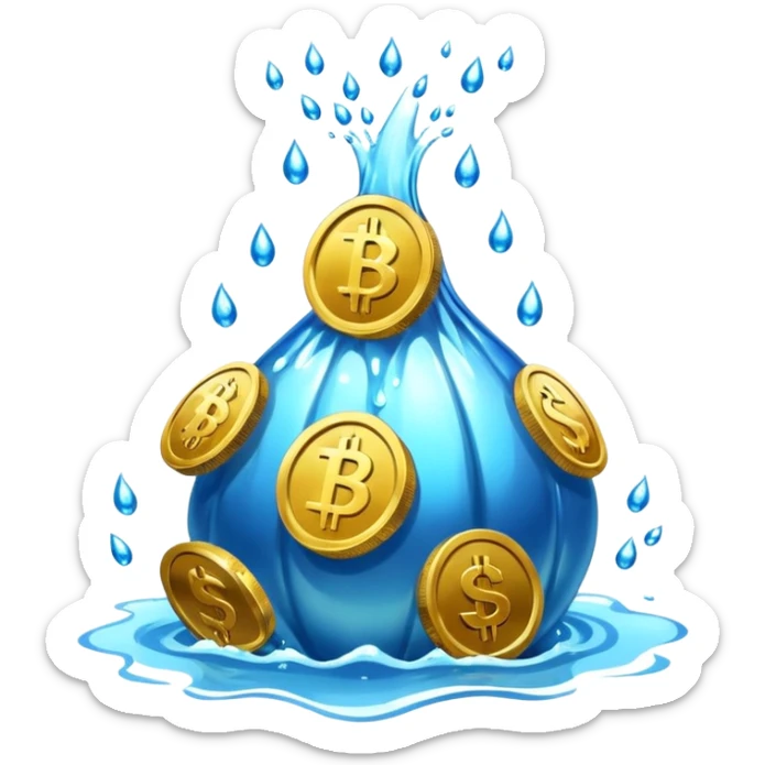 money flowing from emerging finance and energy industries in Brazil, India, China, Russia, and the Gulf States sticker