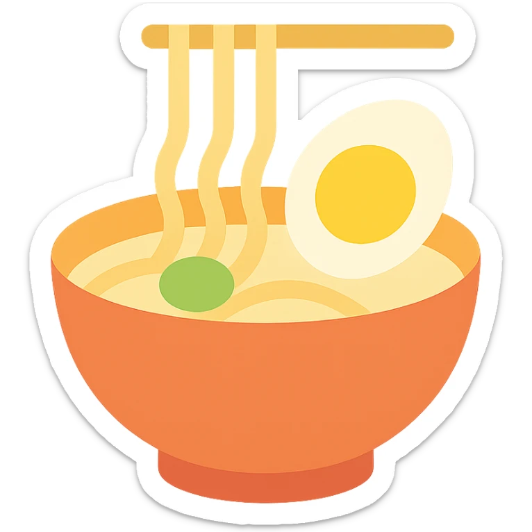 ramen bowl sticker