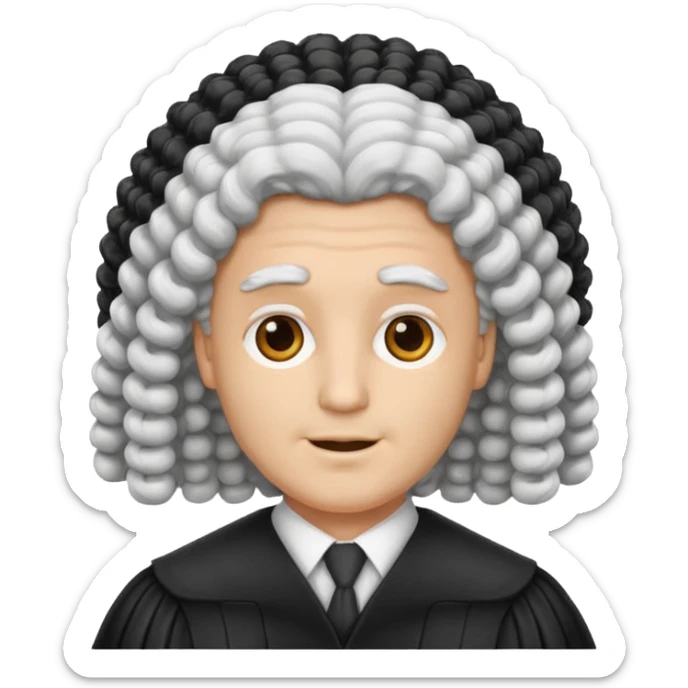 Courtroom Items, Judge’s Wig – traditional courtroom attire

 sticker