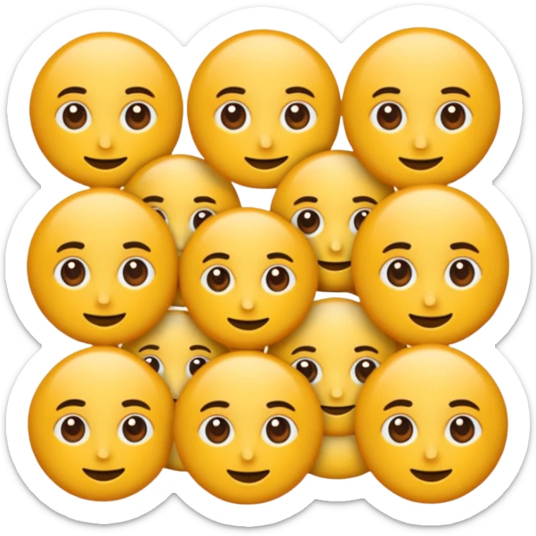 gülümsyen kız ve kumral saçlı ve ela gözlü sticker