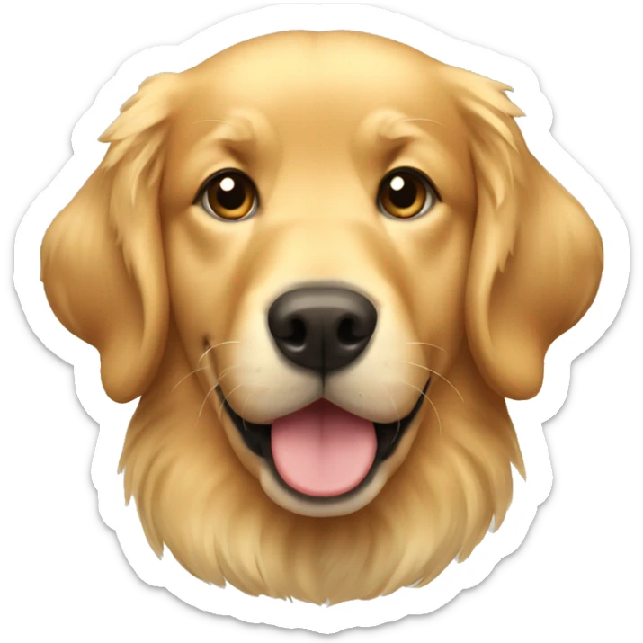 golden retriever  sticker