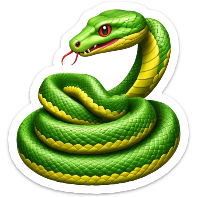 Snake sticker