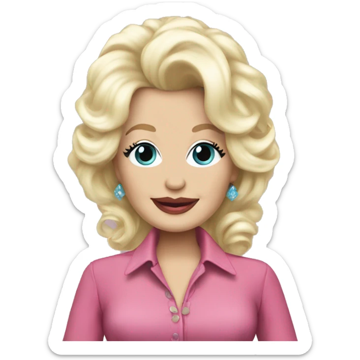 dolly parton sticker