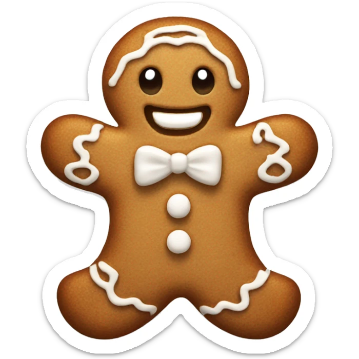 Gingerbread man  sticker