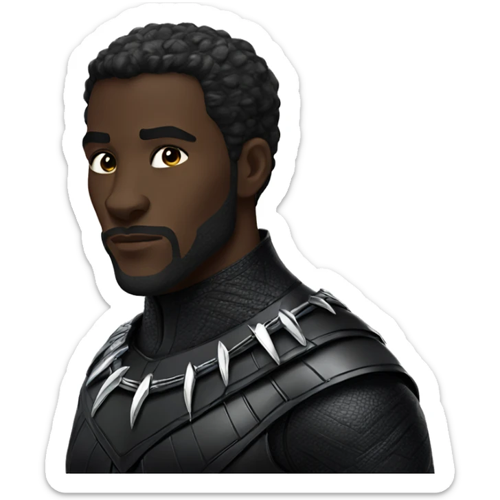 black panther sticker