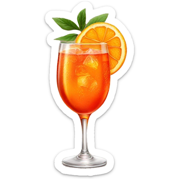 Aperol spritz sticker