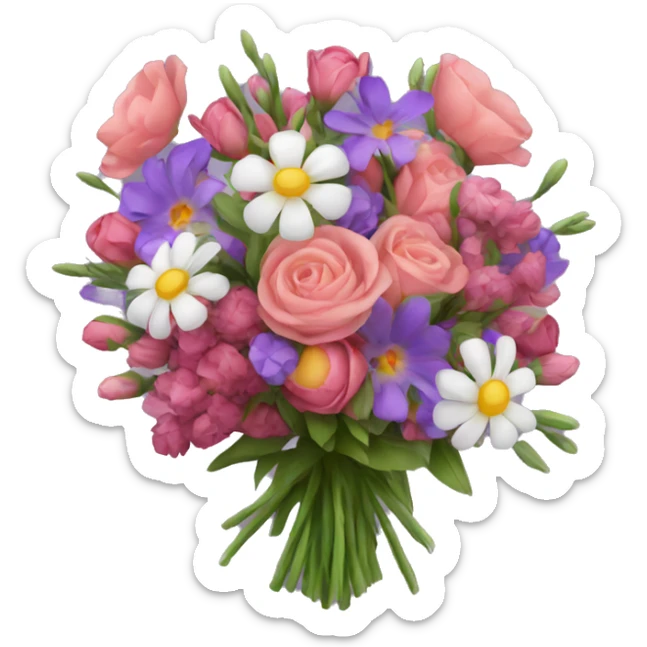 Bouquet of flowers sticker